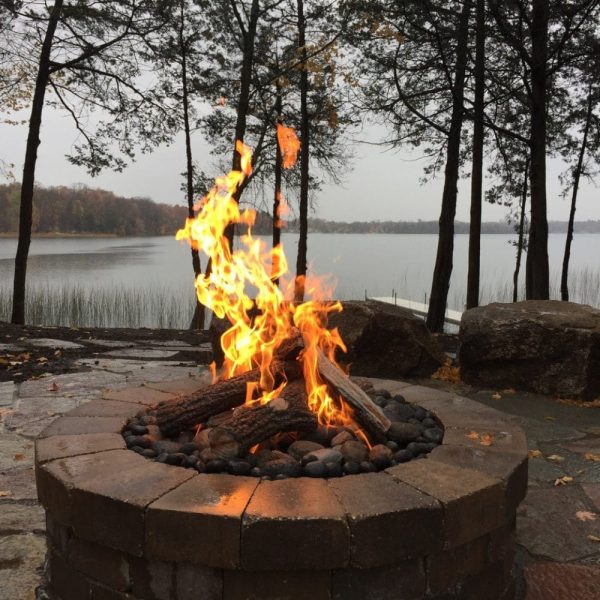 HPC Round Bowl Gas Fire Pit Insert with On Off Electronic Ignition and Standard Burner For Cheap - Image 2