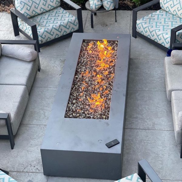HPC H-Burner Gas Fire Pit Insert with Push Button Ignition Supply - Image 3