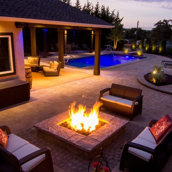 HPC Square Flat Gas Fire Pit Insert with Hi Lo Electronic Ignition and Torpedo Burner Hot on Sale - Image 3